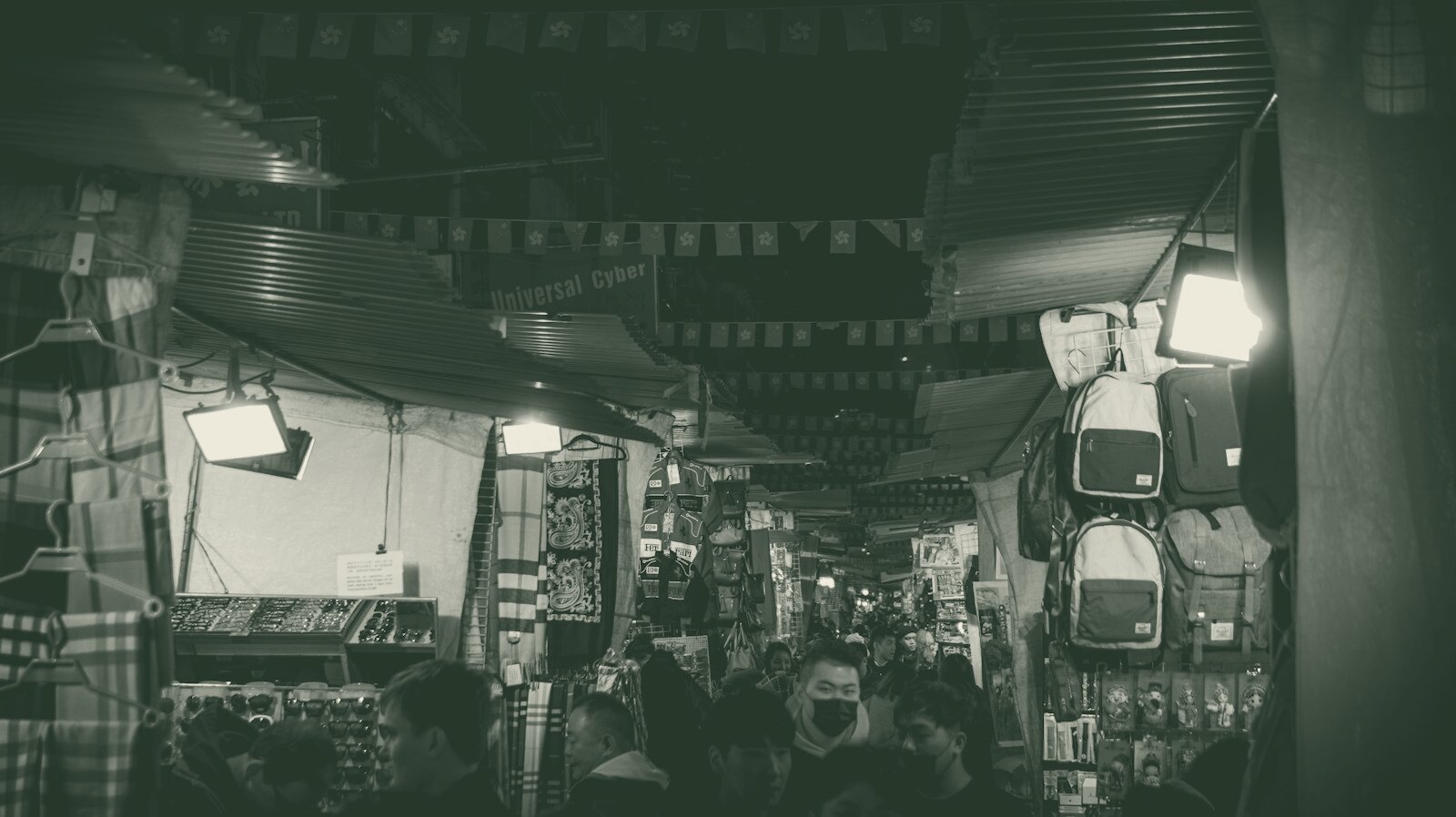 people walking on street during nighttime