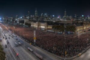 Melbourne Union Protest