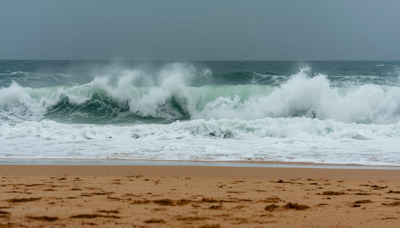 Massive ocean swells up to 8 metres crashing on Sydney beaches during east coast cold snap, Australia weather today, with severe weather warnings active in NSW and Queensland
