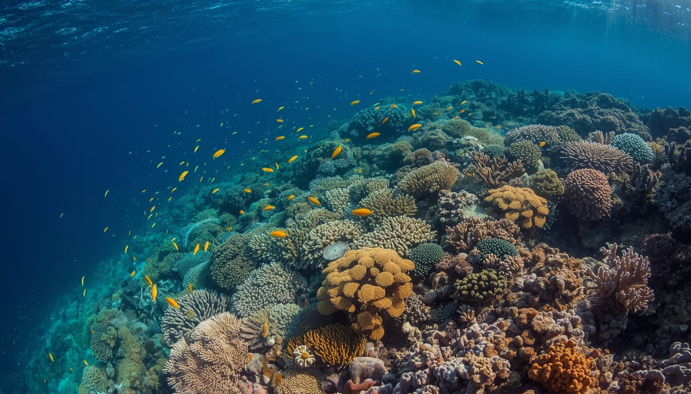 Vibrant healthy coral on Australia’s Great Barrier Reef showing record 38.5% coral cover in the 2026 annual survey released March 25 2026 marking highest levels in nearly 40 years